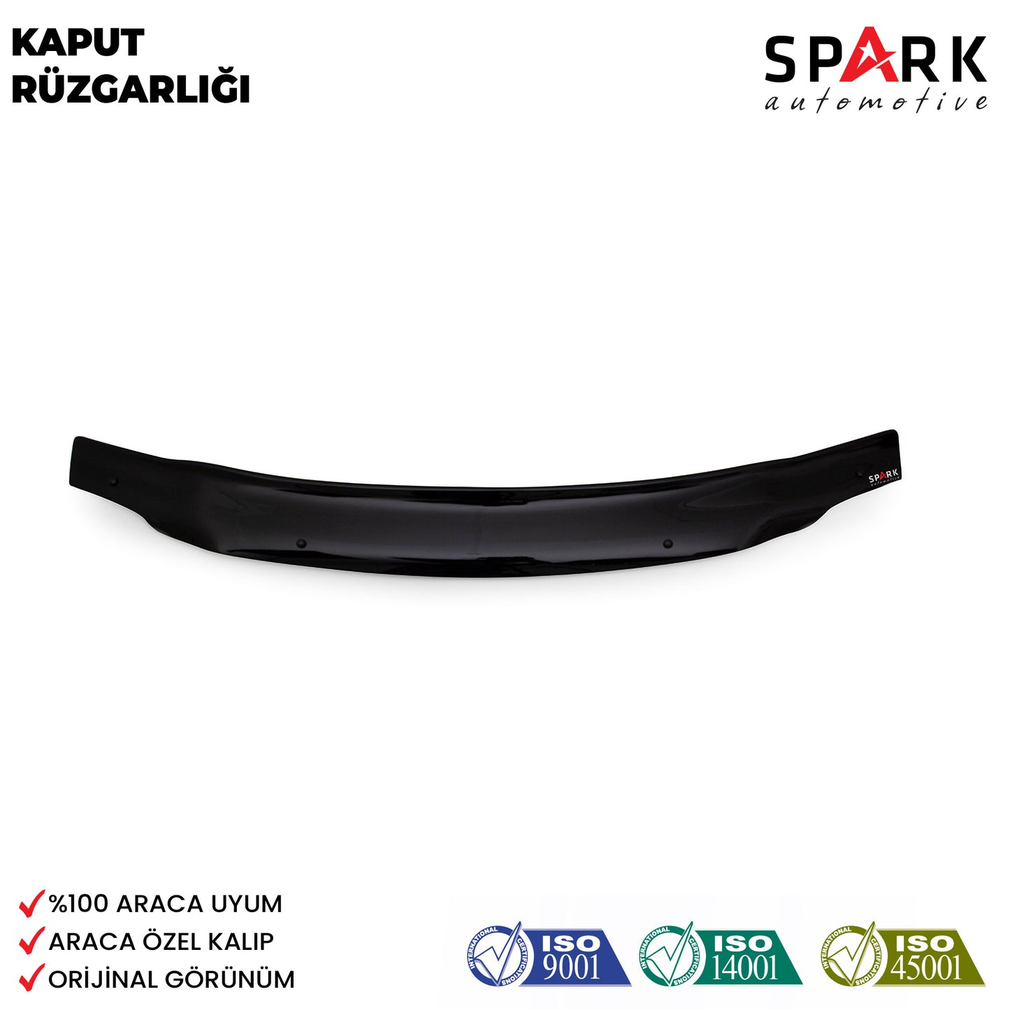 Dacia Logan Mcv 2005-2012 Yıl Aralığı Uyumlu Kaput Rüzgarlığı 3mm