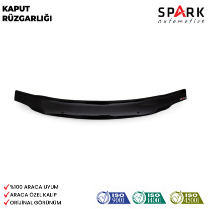 Dacia Logan Mcv 2005-2012 Yıl Aralığı Uyumlu Kaput Rüzgarlığı 3mm