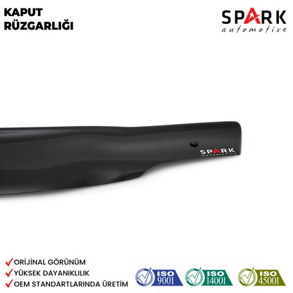Dacia Logan Mcv 2005-2012 Yıl Aralığı Uyumlu Kaput Rüzgarlığı 3mm