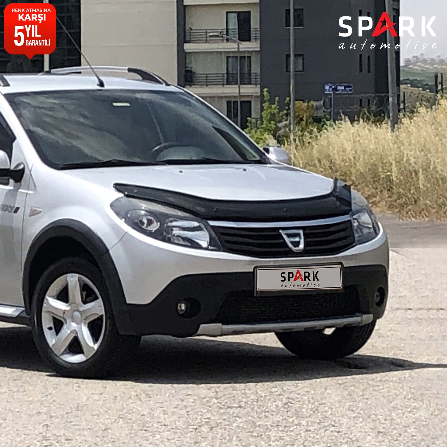 Dacia Sandero 2009-2012 Yıl Aralığı Uyumlu Kaput Rüzgarlığı 3mm