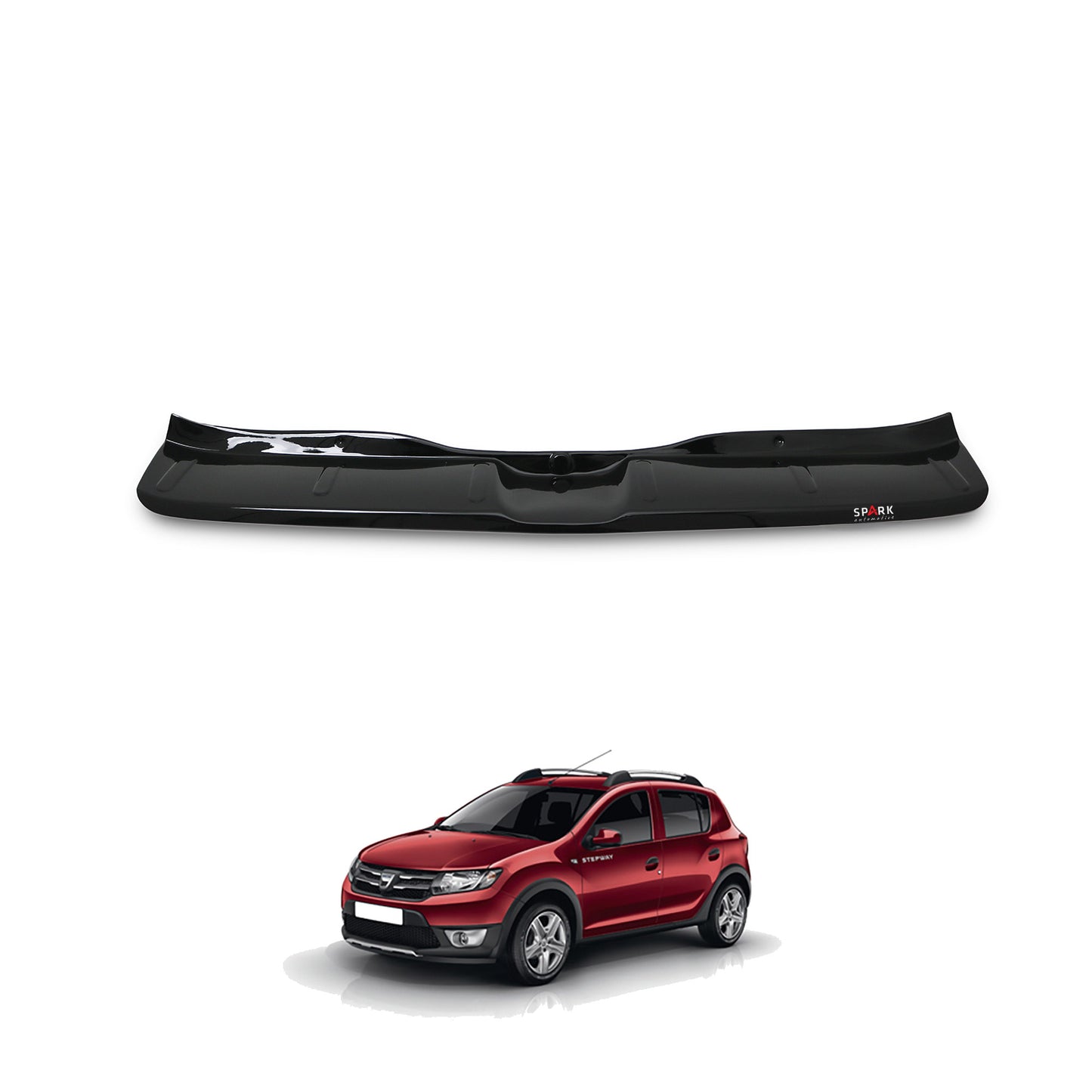 Dacia Sandero 2012-2020 Uyumlu Arka Tampon Eşiği Parlak