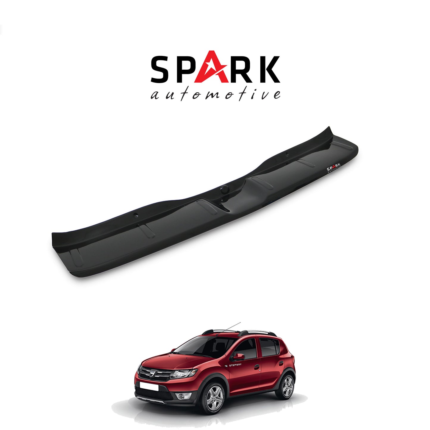 Dacia Sandero 2012-2020 Uyumlu Arka Tampon Eşiği Parlak