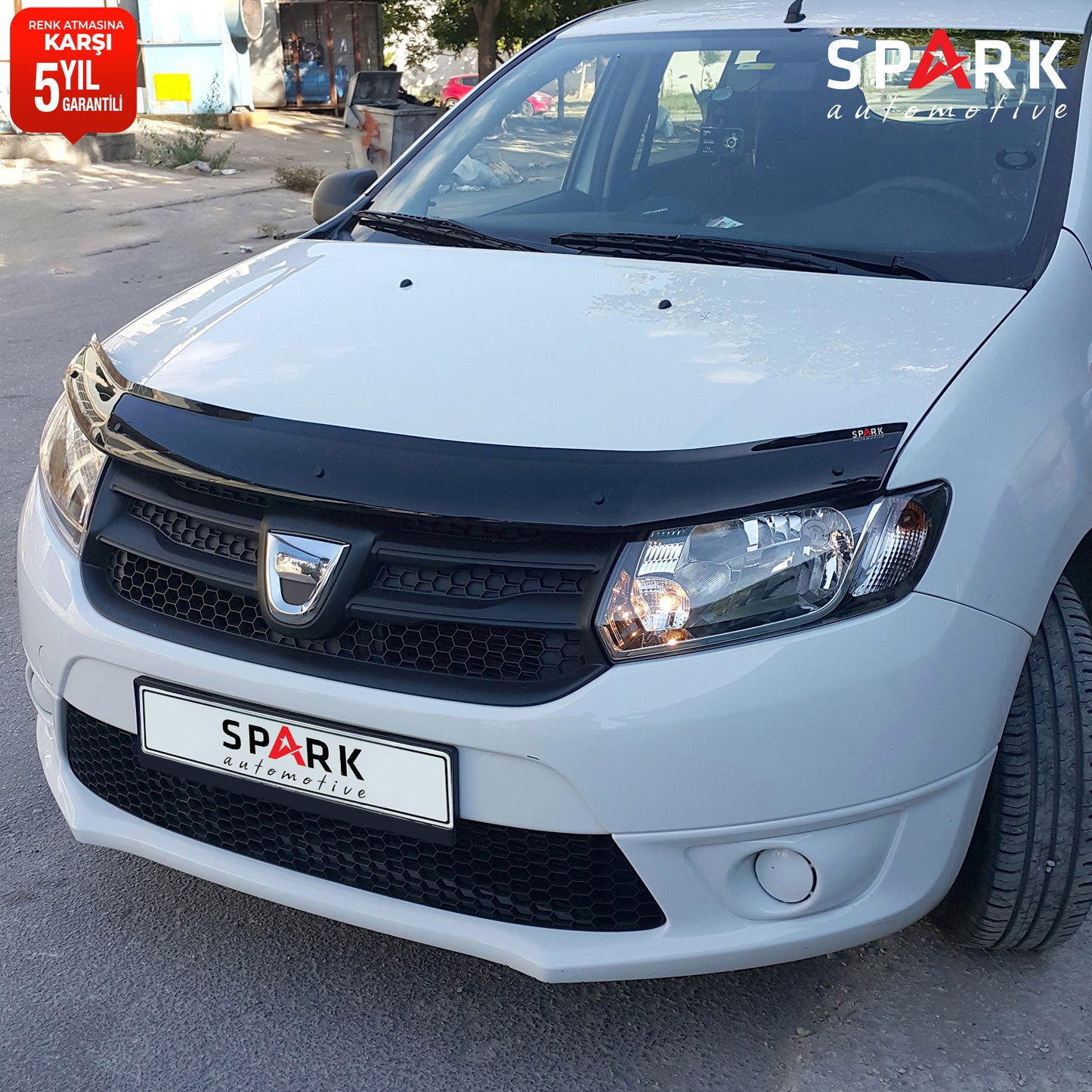 Dacia Sandero 2012-2020 Yıl Aralığı Uyumlu Kaput Rüzgarlığı 3mm