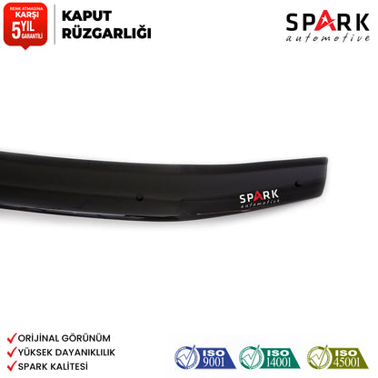Dacia Sandero 2012-2020 Yıl Aralığı Uyumlu Kaput Rüzgarlığı 4mm