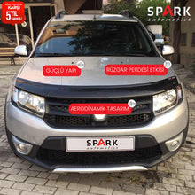 Dacia Sandero 2012-2020 Yıl Aralığı Uyumlu Kaput Rüzgarlığı 4mm