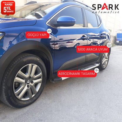 Dacia Sandero 2021- Yılı ve Sonrası Uyumlu Kapı Dodik 4 Parça