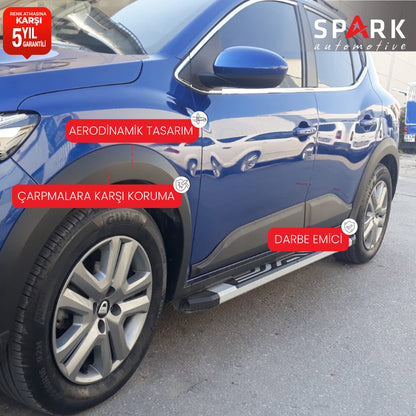 Dacia Sandero 2021- Yılı ve Sonrası Uyumlu Kapı Dodik 4 Parça