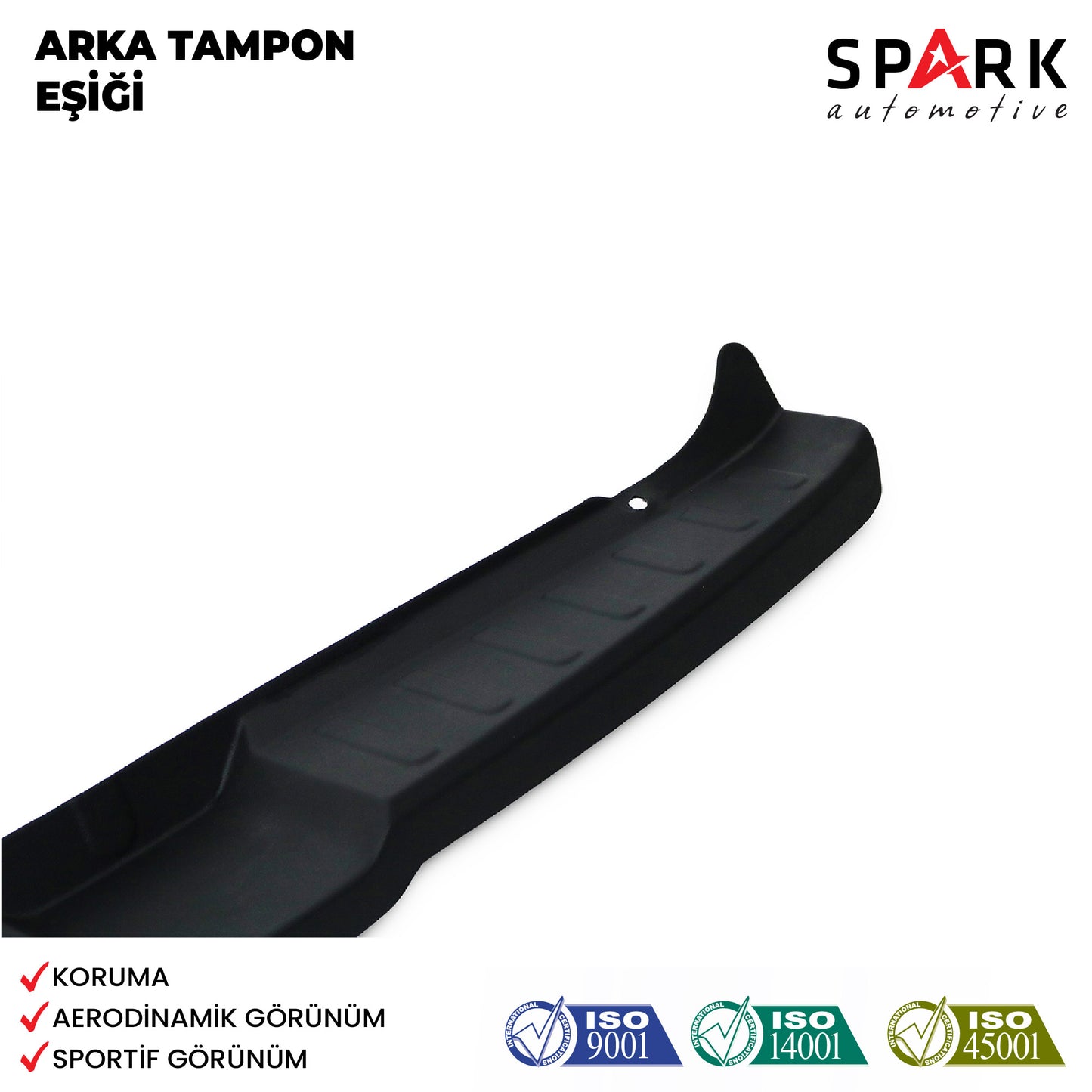 Dacia Sandero 2021- Yılı ve Sonrası Uyumlu Arka Tampon Eşiği Mat