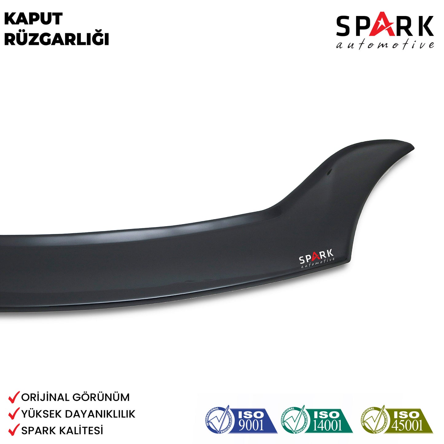 Fiat 500 L 2016- Yılı ve Sonrası Uyumlu Kaput Rüzgarlığı 3mm