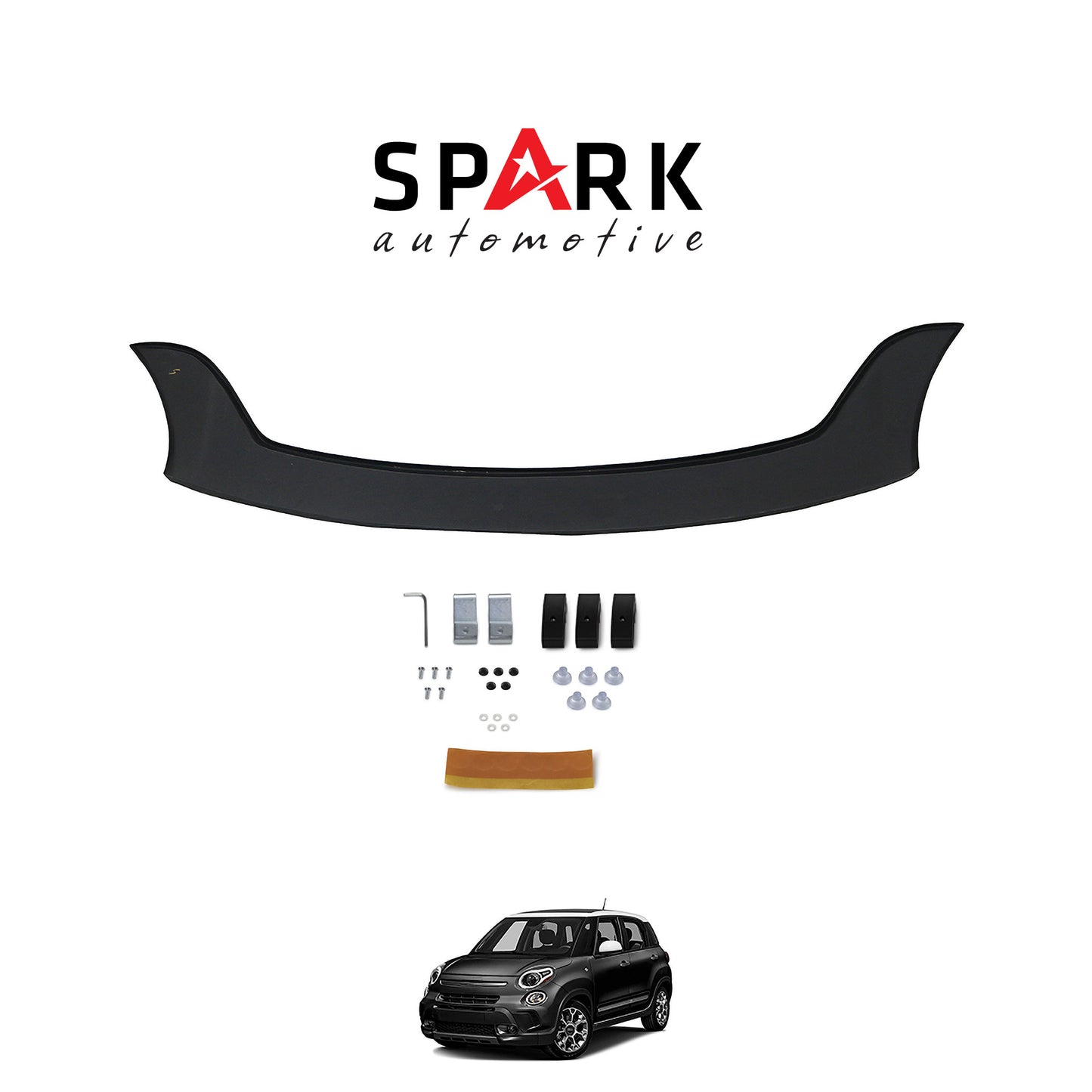 Fiat 500 L 2016- Yılı ve Sonrası Uyumlu Kaput Rüzgarlığı 3mm