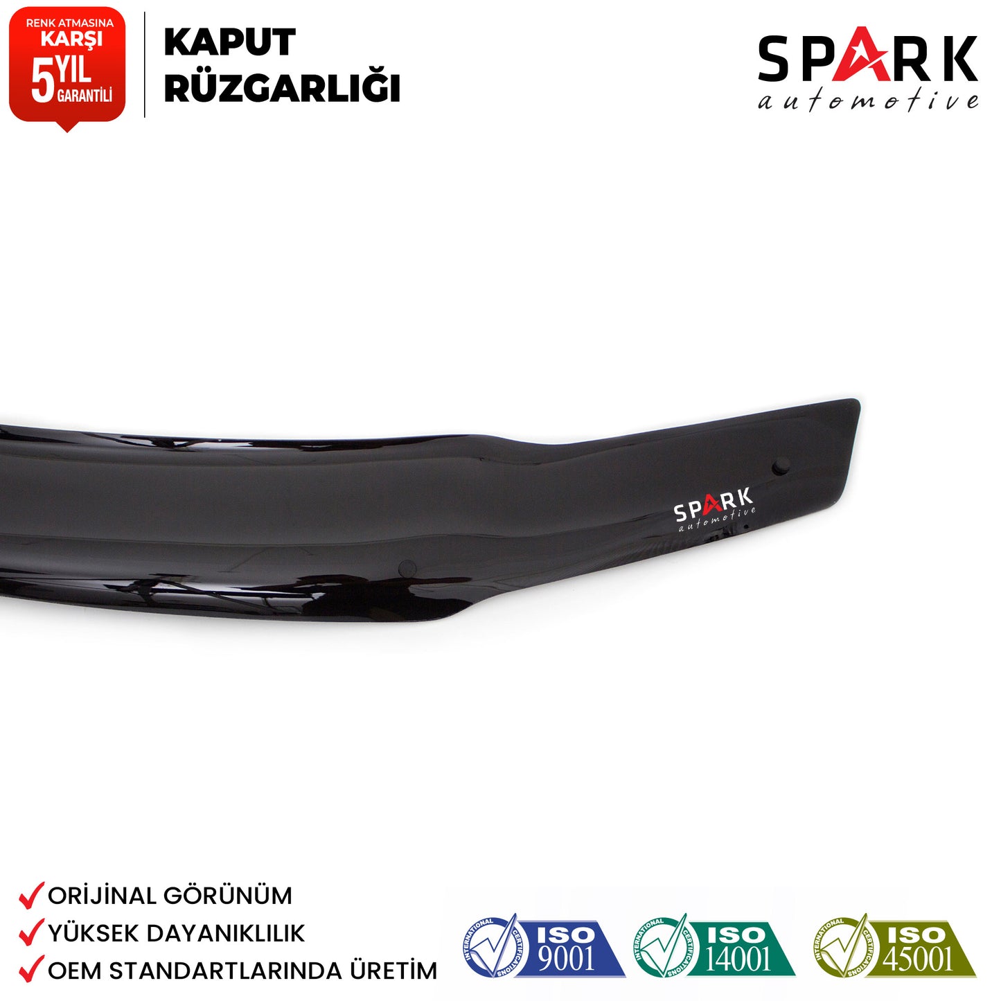 Fiat Albea 2005-2012 Yıl Aralığı Uyumlu Kaput Rüzgarlığı 3mm
