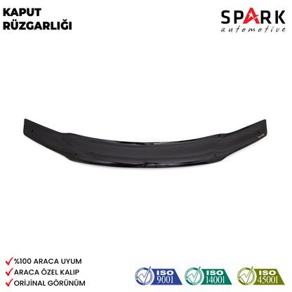 Fiat Albea 2005-2012 Yıl Aralığı Uyumlu Kaput Rüzgarlığı 4mm