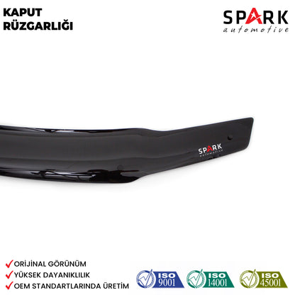 Fiat Albea 2005-2012 Yıl Aralığı Uyumlu Kaput Rüzgarlığı 4mm