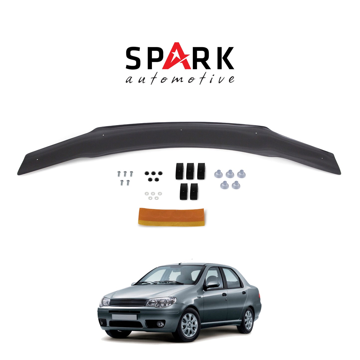 Fiat Albea 2005-2012 Yıl Aralığı Uyumlu Kaput Rüzgarlığı 4mm