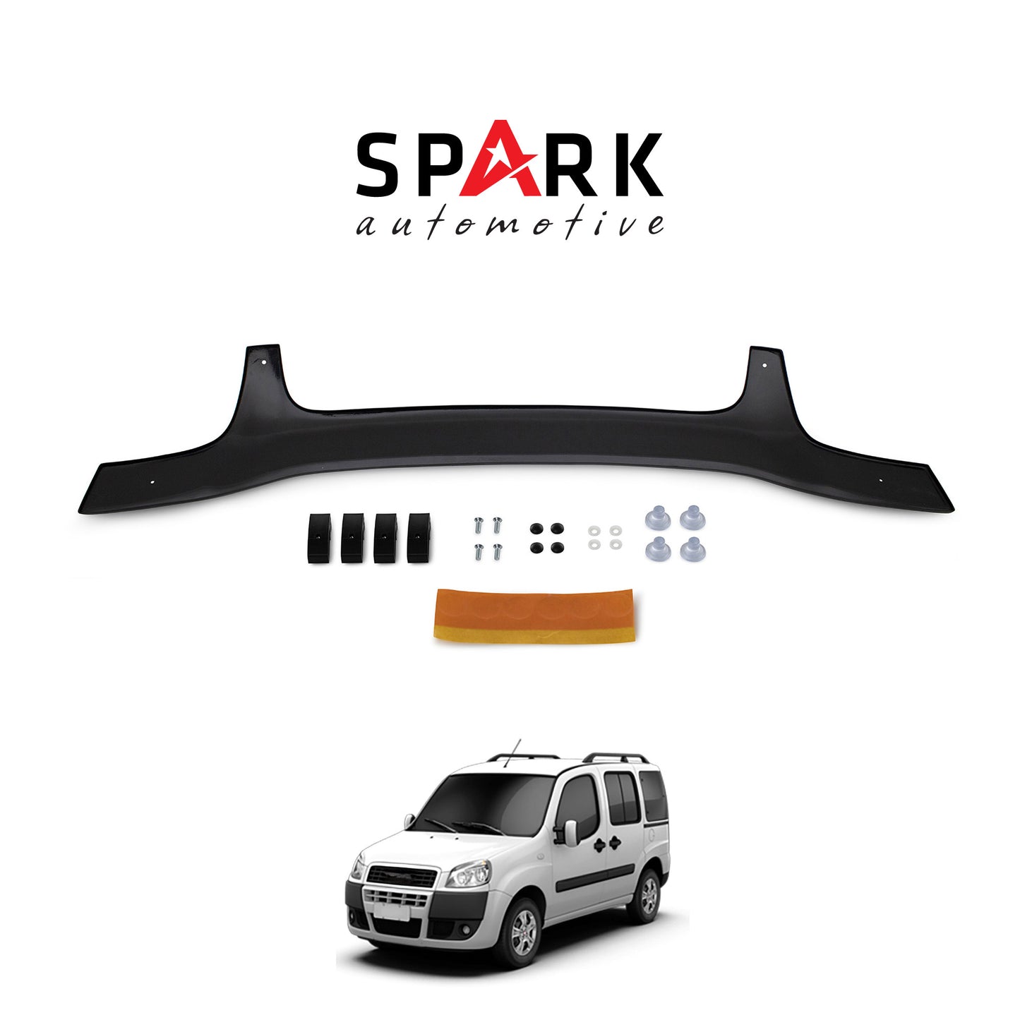Fiat Doblo 2000-2005 Yıl Aralığı Uyumlu Kaput Rüzgarlığı 3mm