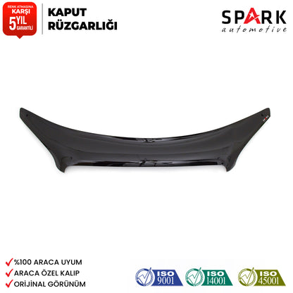 Fiat Doblo 2006-2010 Yıl Aralığı Uyumlu Kaput Rüzgarlığı 3mm