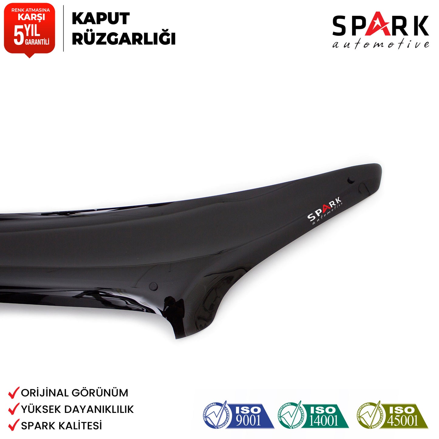 Fiat Doblo 2006-2010 Yıl Aralığı Uyumlu Kaput Rüzgarlığı 3mm