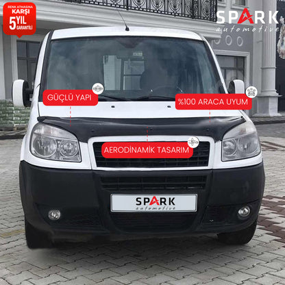 Fiat Doblo 2006-2010 Yıl Aralığı Uyumlu Kaput Rüzgarlığı 3mm