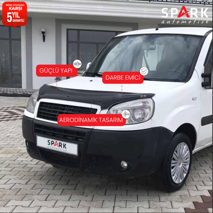 Fiat Doblo 2006-2010 Yıl Aralığı Uyumlu Kaput Rüzgarlığı 3mm