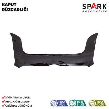 Fiat Doblo 2010-2015 Yıl Aralığı Uyumlu Kaput Rüzgarlığı 4mm