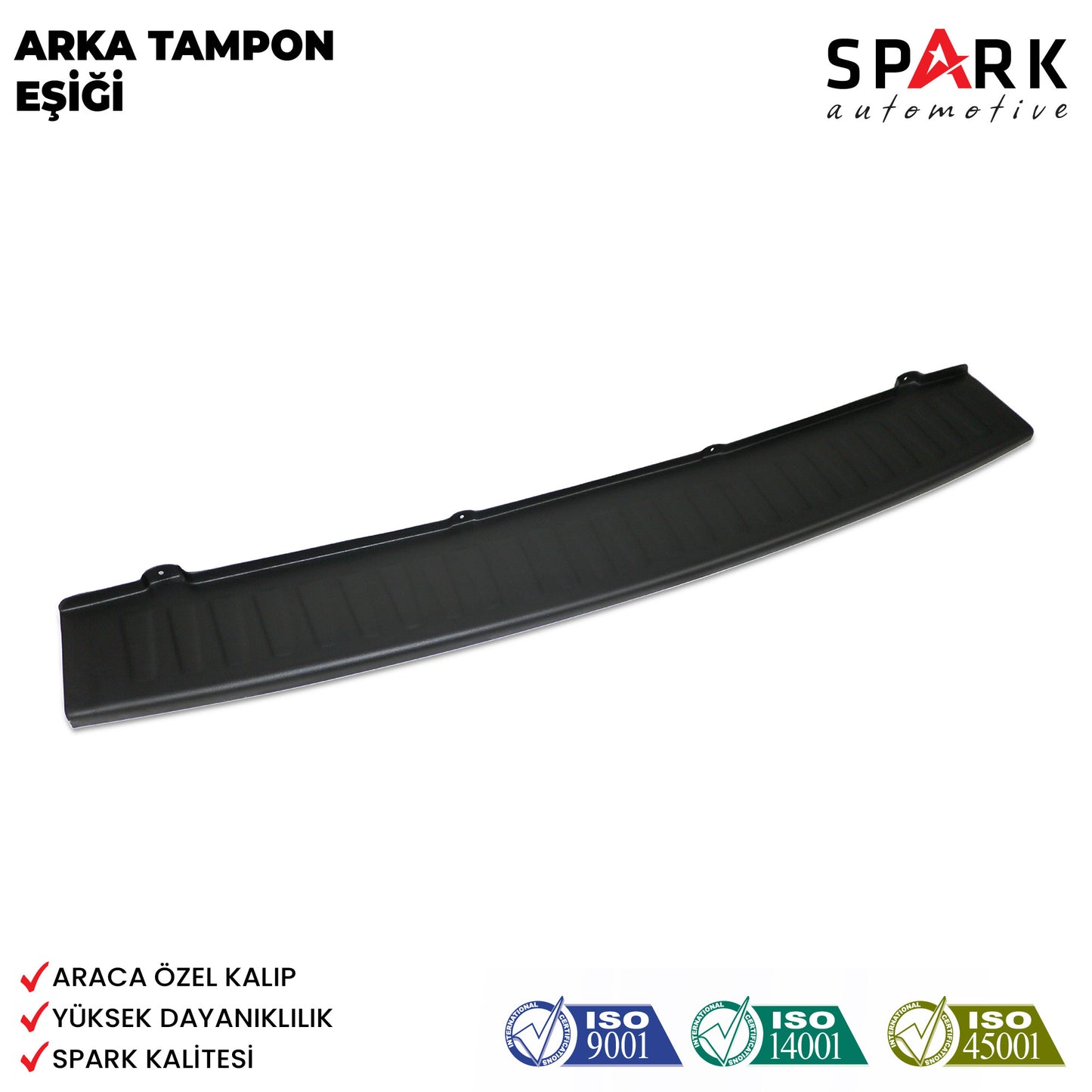 Fiat Doblo 2010-2023 Yıl Aralığı Uyumlu Arka Tampon Eşiği Mat
