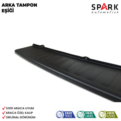 Fiat Doblo 2010-2023 Yıl Aralığı Uyumlu Arka Tampon Eşiği Mat