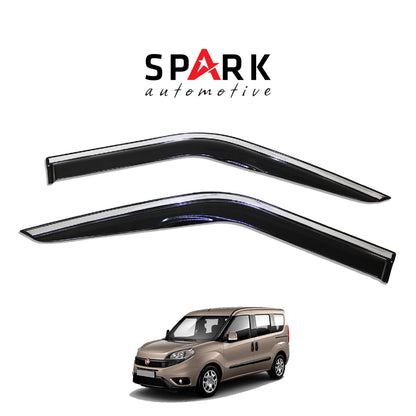 Fiat Doblo 2015-2022 Yıl Aralığı Uyumlu Cam Rüzgarlığı Kromlu 4 Parça