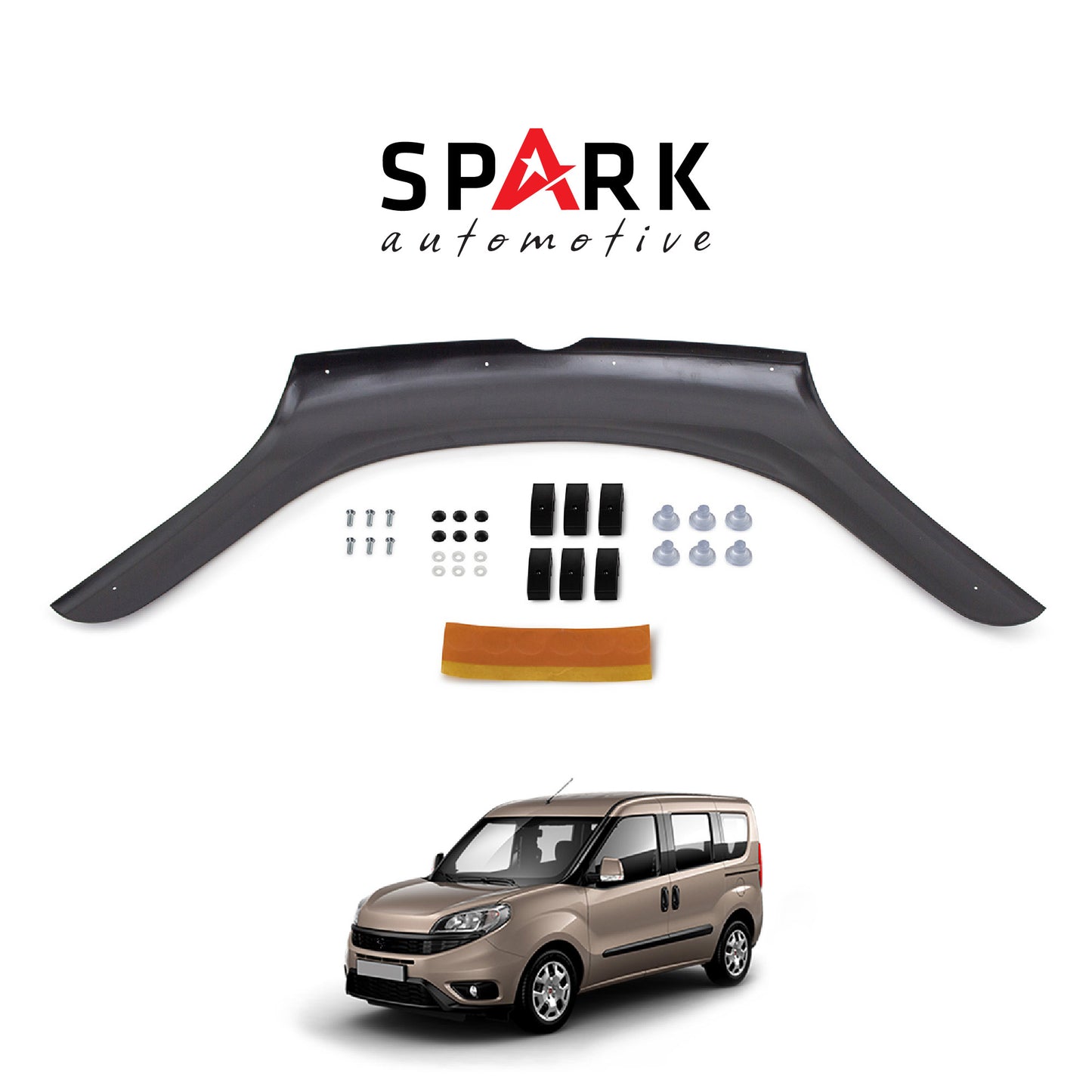 Fiat Doblo 2015-2022 Yıl Aralığı Uyumlu Kaput Rüzgarlığı 3mm