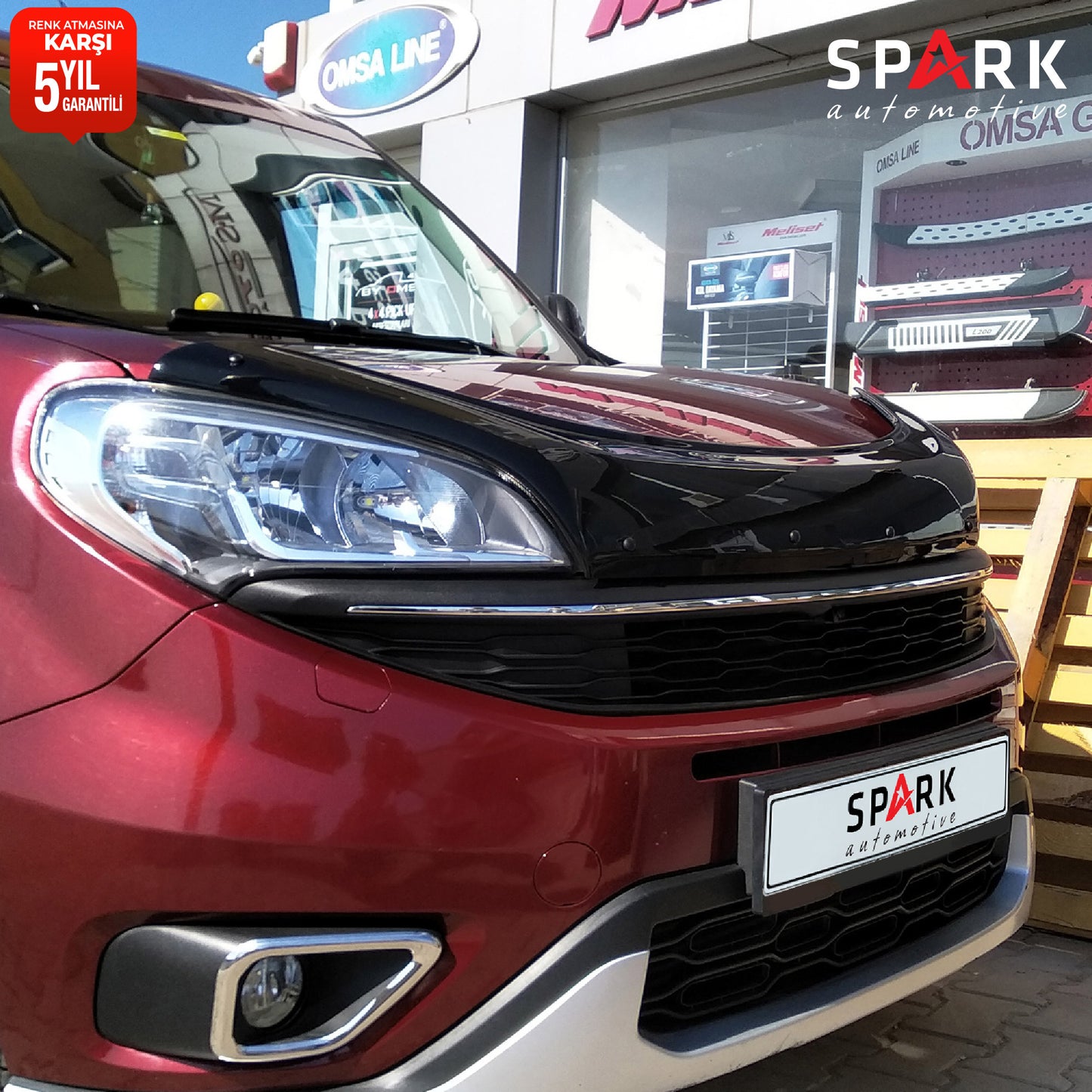 Fiat Doblo 2015-2022 Yıl Aralığı Uyumlu Kaput Rüzgarlığı 4mm
