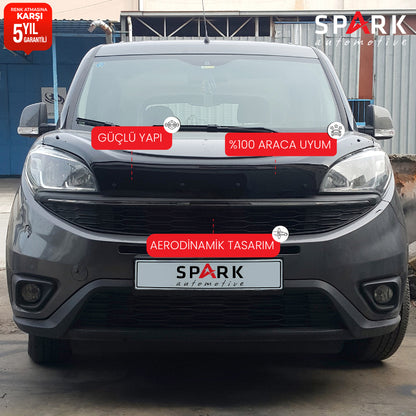 Fiat Doblo 2015-2022 Yıl Aralığı Uyumlu Kaput Rüzgarlığı 4mm