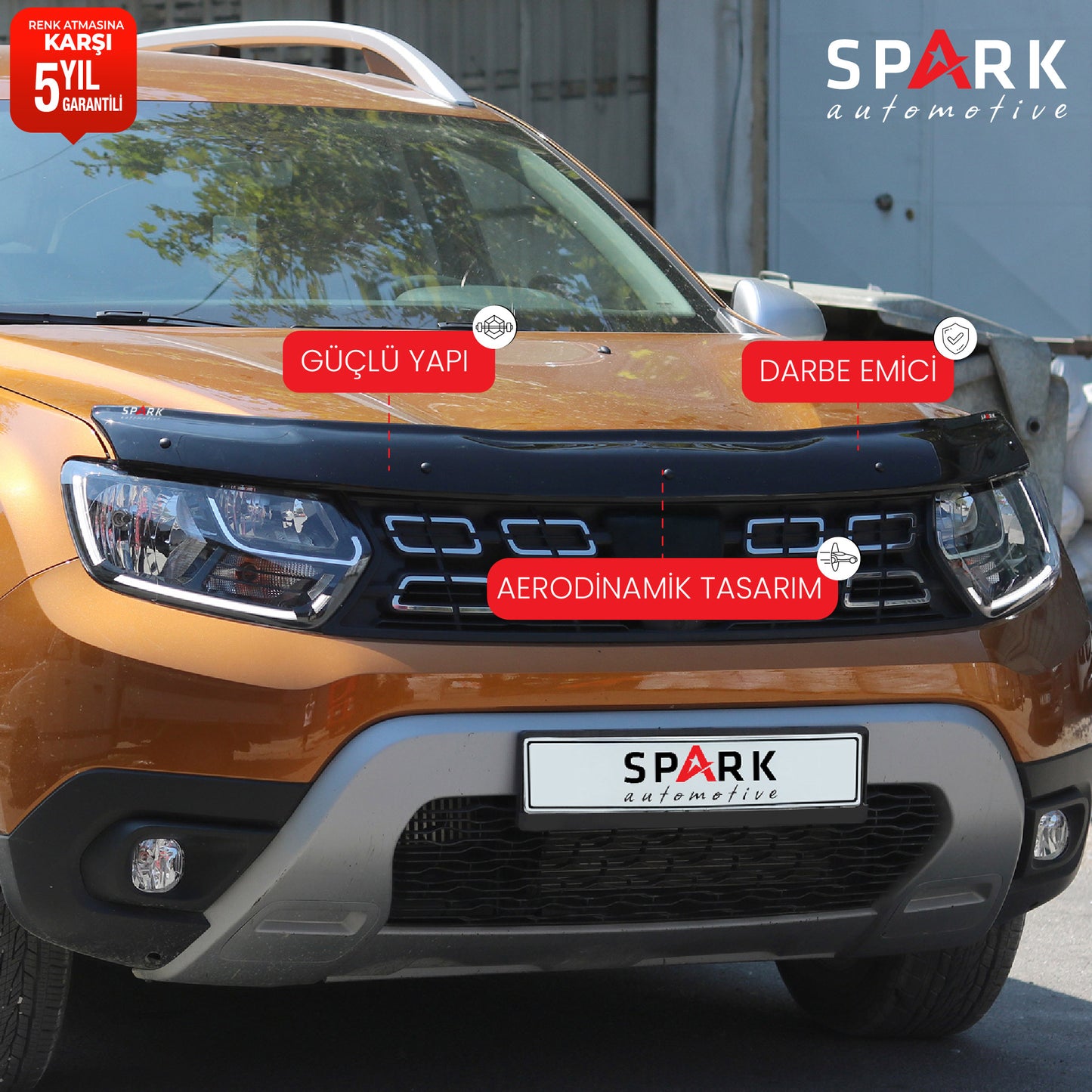 Fiat Doblo 2015-2022 Yıl Aralığı Uyumlu Kaput Rüzgarlığı 4mm