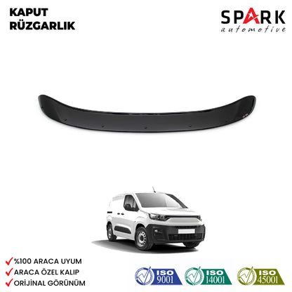 Fiat Doblo 2023- Yılı ve Sonrası Uyumlu Kaput Rüzgarlığı 3mm