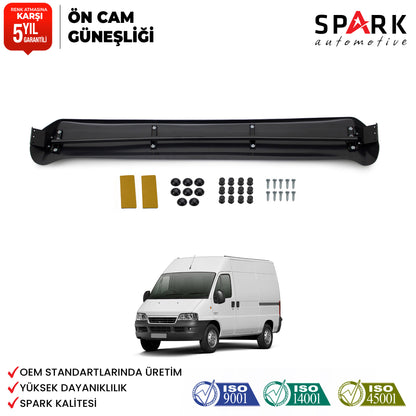 Fiat Ducato 1994-2006 Yıl Aralığı Uyumlu Ön Cam Güneşliği