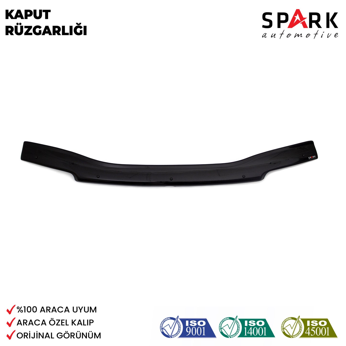 Fiat Ducato 2006-2014 Yıl Aralığı Uyumlu Kaput Rüzgarlığı 4mm