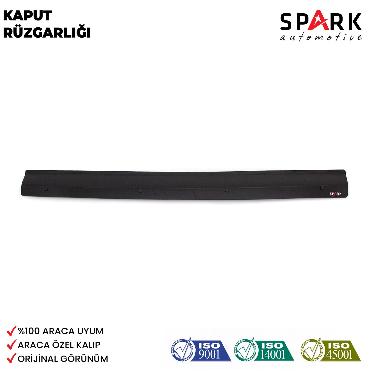 Fiat Ducato 2006-2014 Yıl Aralığı Uyumlu Kaput Rüzgarlığı 3mm