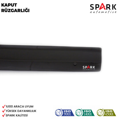 Fiat Ducato 2006-2014 Yıl Aralığı Uyumlu Kaput Rüzgarlığı 3mm