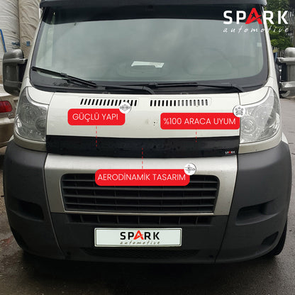 Fiat Ducato 2006-2014 Yıl Aralığı Uyumlu Kaput Rüzgarlığı 3mm