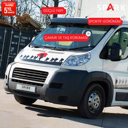 Fiat Ducato 2006-2014 Yıl Aralığı Uyumlu Ön Cam Güneşliği