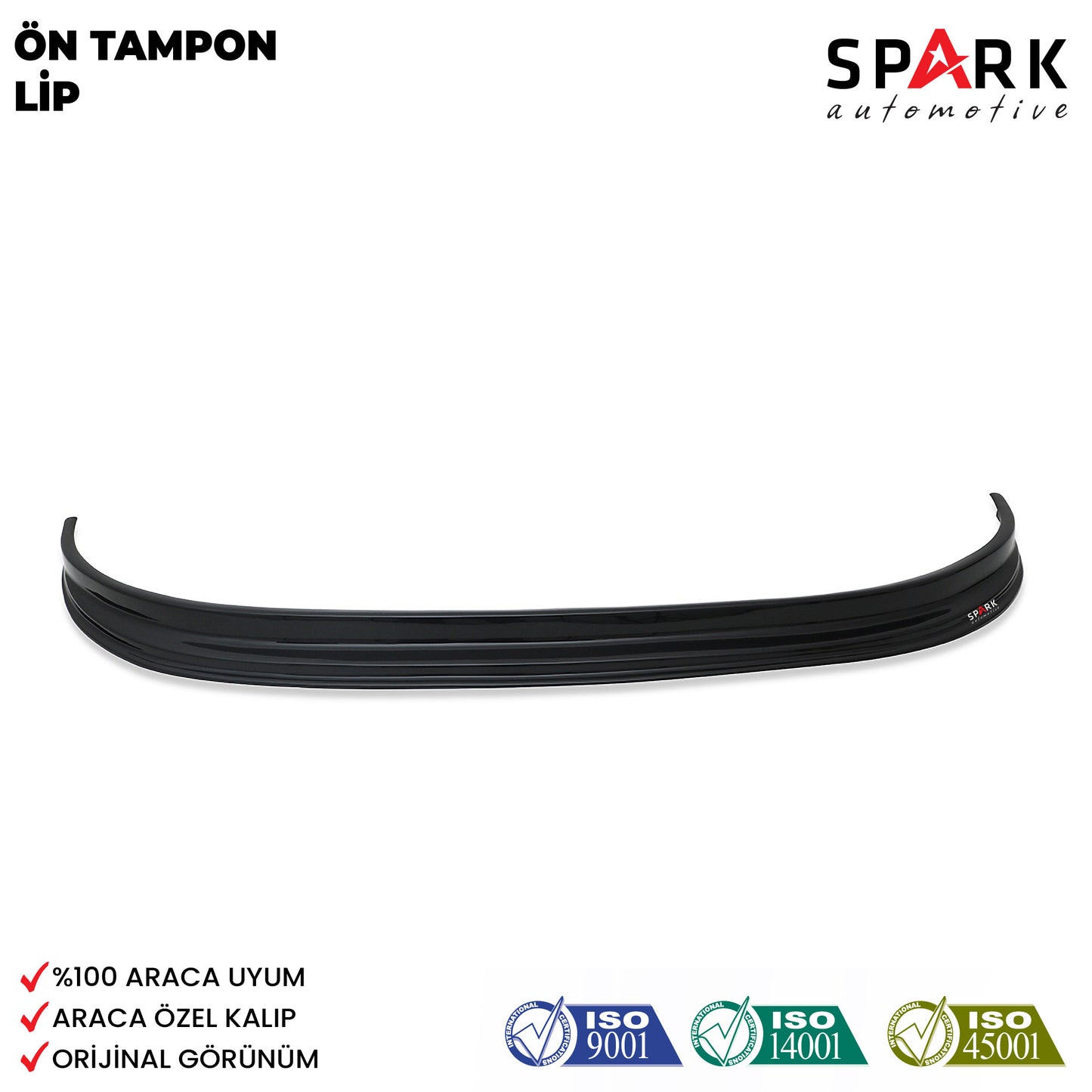Fiat Ducato 2006-2014 Yıl Aralığı Uyumlu Ön Tampon Lip Siyah