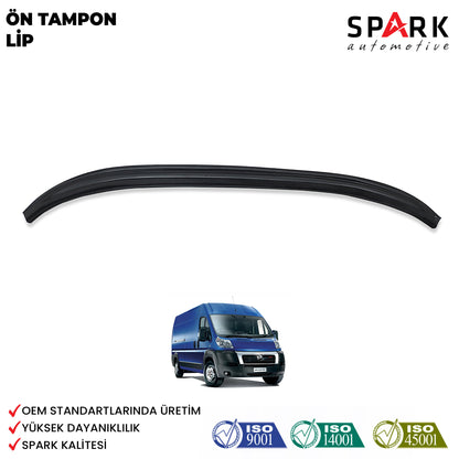 Fiat Ducato 2006-2014 Yıl Aralığı Uyumlu Ön Tampon Lip Siyah