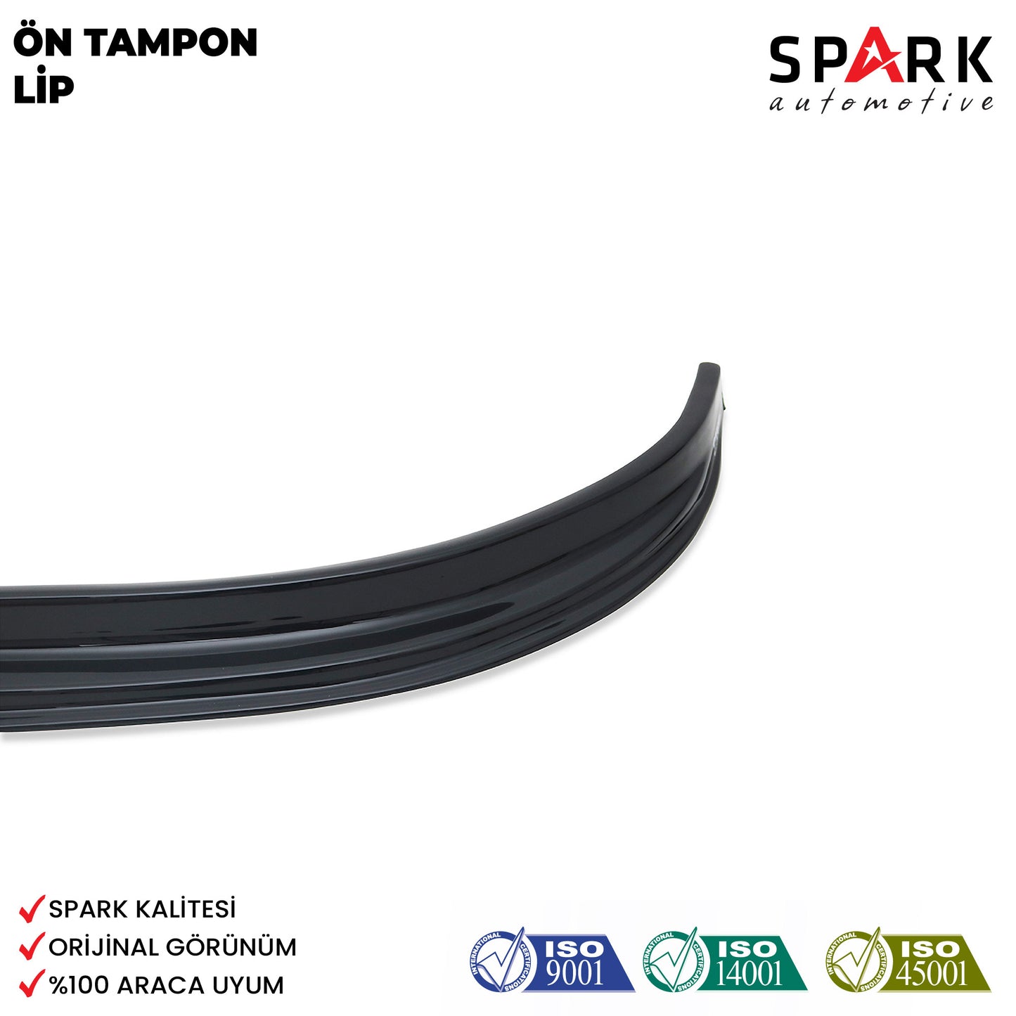 Fiat Ducato 2006-2014 Yıl Aralığı Uyumlu Ön Tampon Lip Siyah