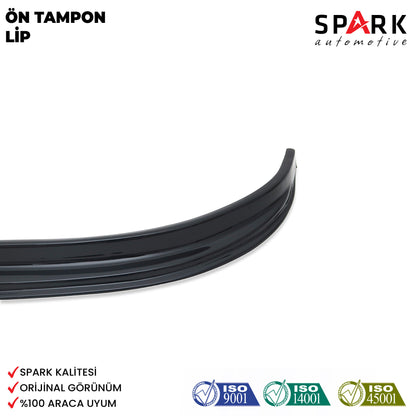 Fiat Ducato 2006-2014 Yıl Aralığı Uyumlu Ön Tampon Lip Siyah