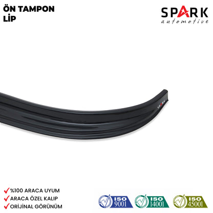 Fiat Ducato 2006-2014 Yıl Aralığı Uyumlu Ön Tampon Lip Siyah