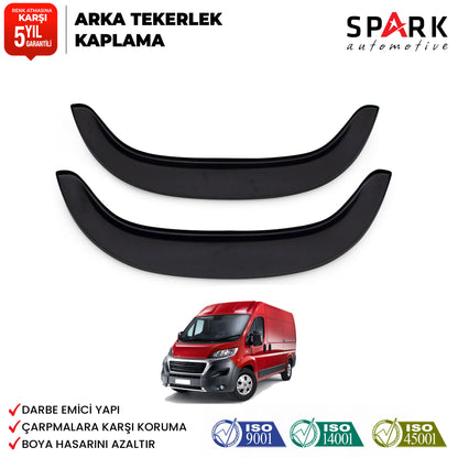 Fiat Ducato 2014- Yılı ve Sonrası Uyumlu Arka Teker Kaplama 2 Parça
