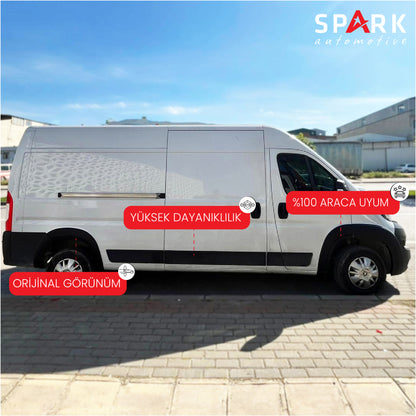 Fiat Ducato 2014- Yılı ve Sonrası Uyumlu Çamurluk Dodik 12 Parça
