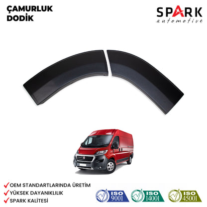 Fiat Ducato 2014- Yılı ve Sonrası Uyumlu Çamurluk Dodik 12 Parça