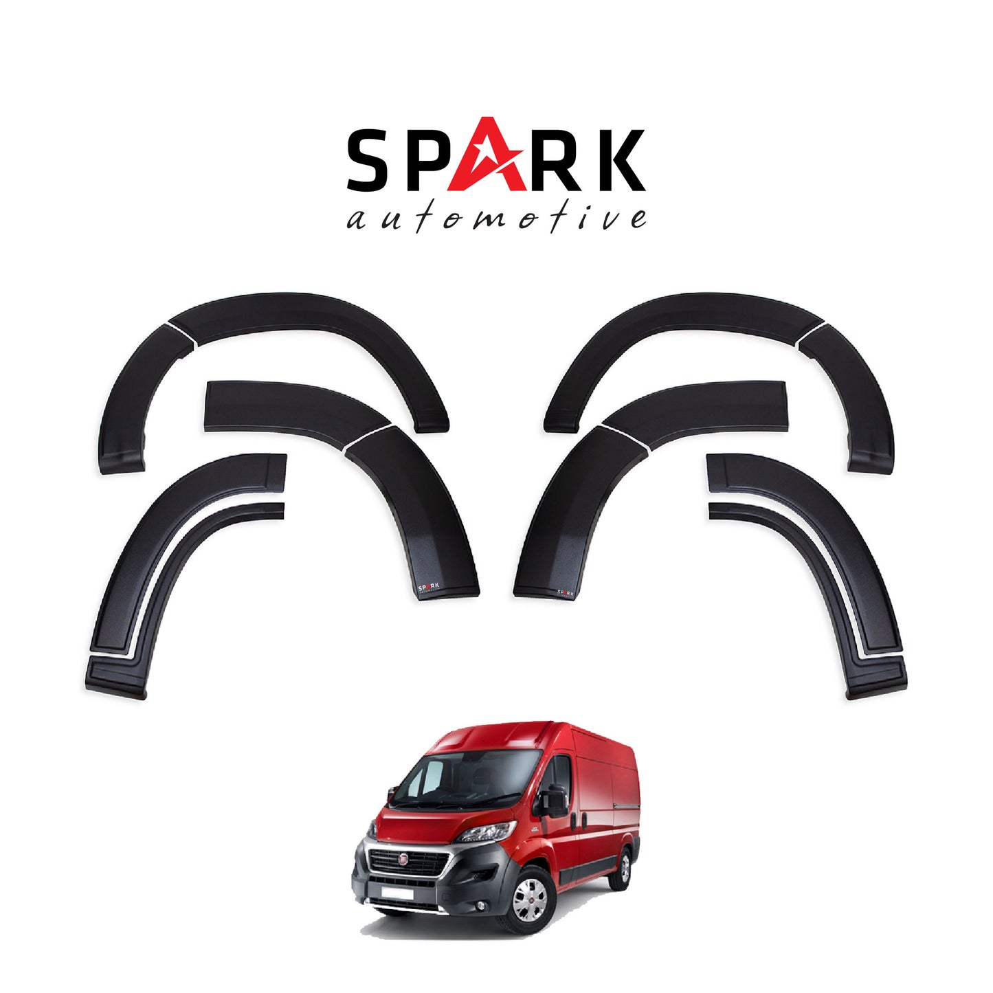 Fiat Ducato 2014- Yılı ve Sonrası Uyumlu Çamurluk Dodik 12 Parça