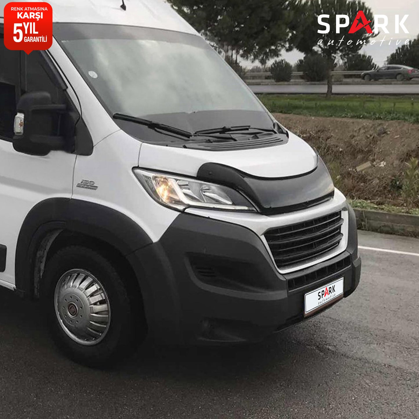 Fiat Ducato 2014- Yılı ve Sonrası Uyumlu Kaput Rüzgarlığı 4mm