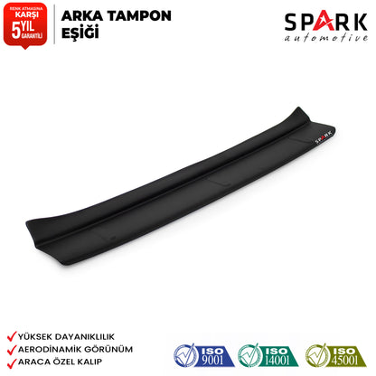 Fiat Egea 2015- Yılı ve Sonrası Uyumlu Arka Tampon Eşiği Mat