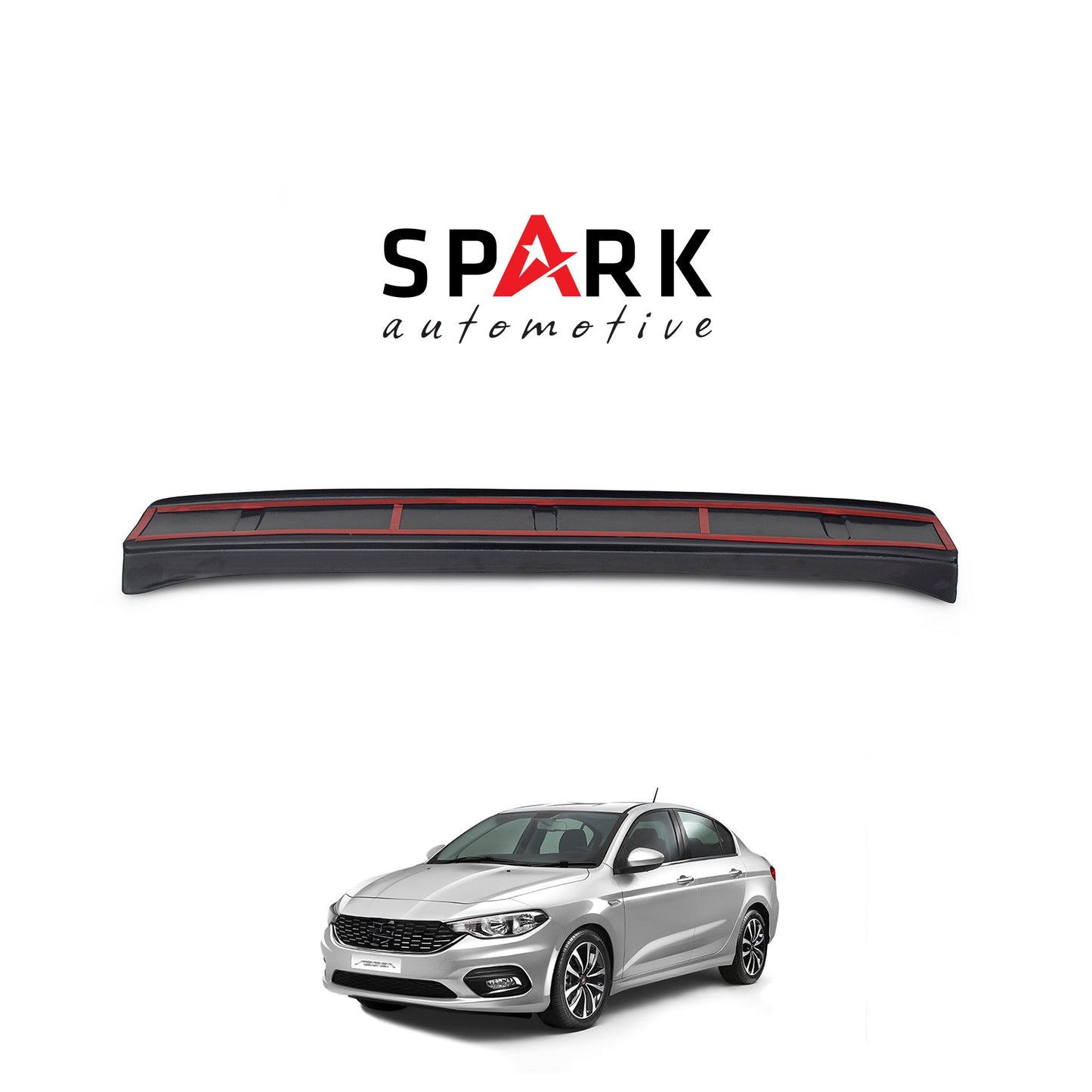 Fiat Egea 2015- Yılı ve Sonrası Uyumlu Arka Tampon Eşiği Parlak